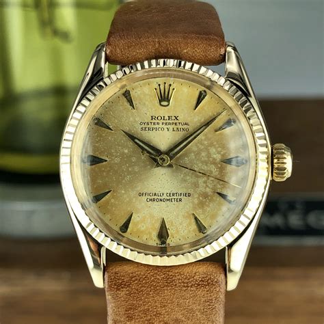 1954 rolex oyster perpetual gold|oyster perpetual datejust vintage.